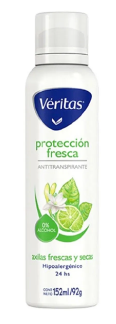 AP AER VERITAS PROT FRESCA FEM 92GRX12