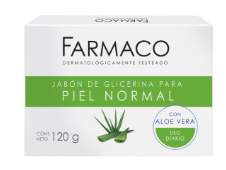 JAB GLIC FARMACO ALOE VERA 120GRX36