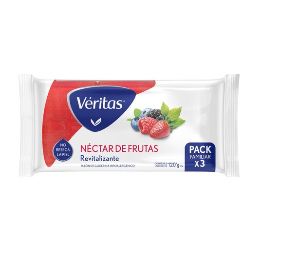 JAB GLIC VERITAS NECTAR DE FRUTAS X3X120GRX12
