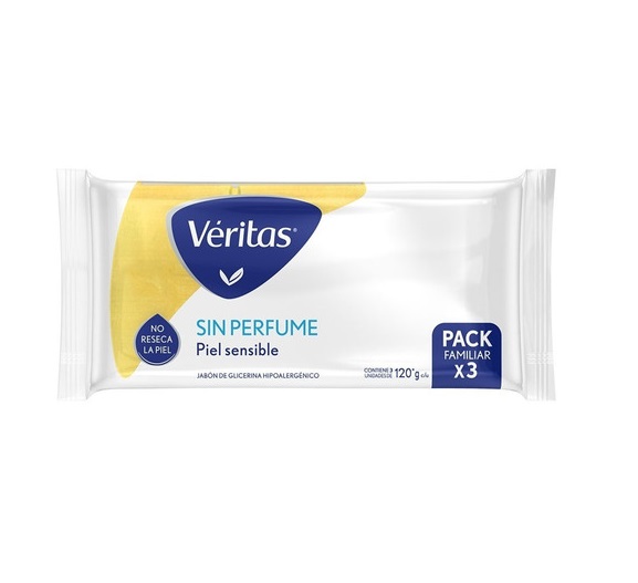 JAB GLIC VERITAS SIN PERFUME X3X120GRX12