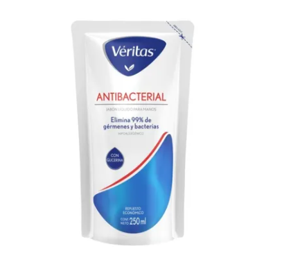 JAB LIQ DP VERITAS ANTIBACTERIAL 250MLX12