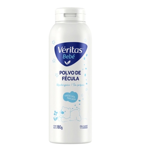 POLVO FECULA VERITAS BEBE 180GRX24