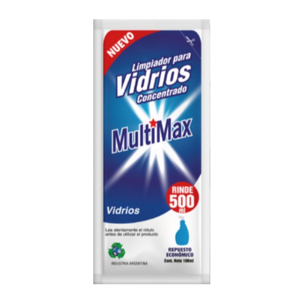 LIMPIADOR PARA VIDRIOS Y MULTIUSO (36u)