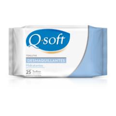 TOALLAS DESMAQ HIDRATANTE Q-SOFT 25U