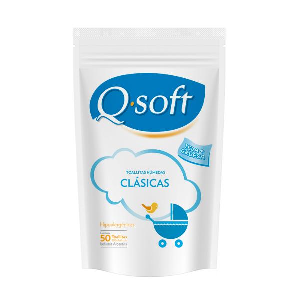 TOALLITAS BABY CLASICAS Q-SOFT 50U