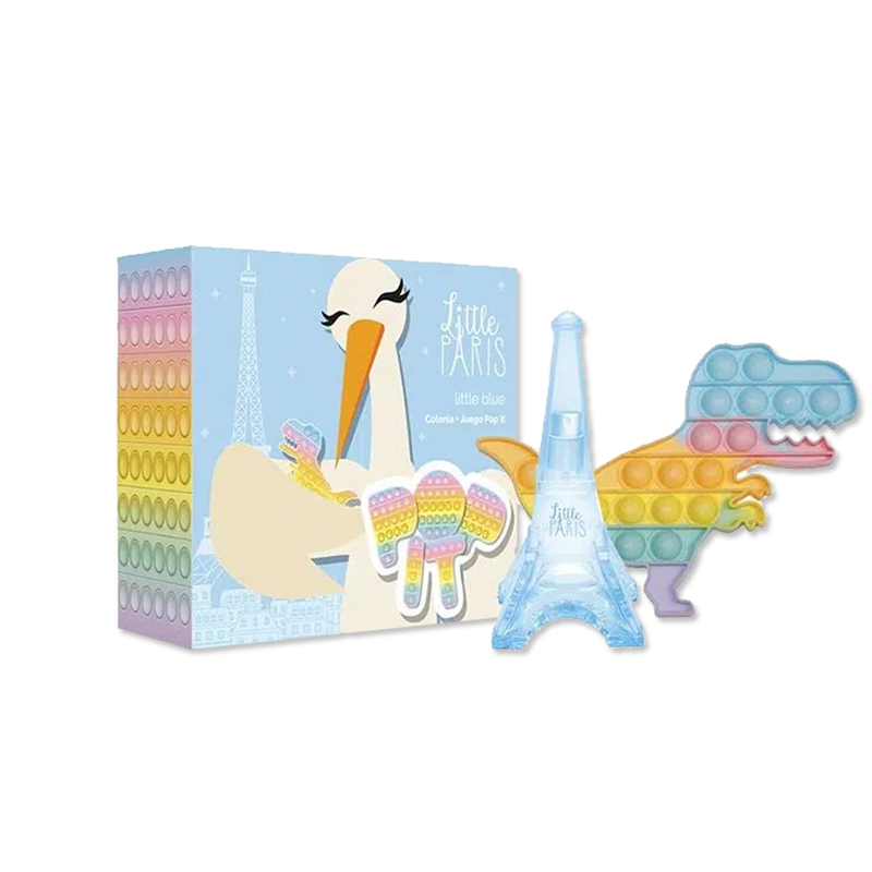PACK LITTLE PARIS BLUE (EDT+ JAB. COLOR)