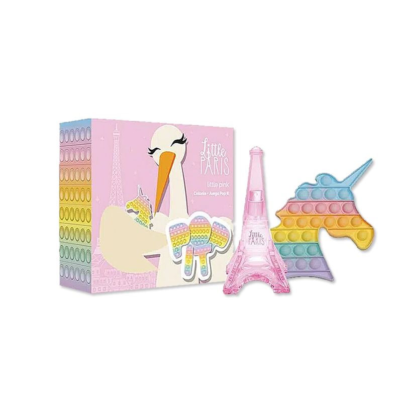 PACK LITTLE PARIS PINK (EDT+JAB. COLOR)