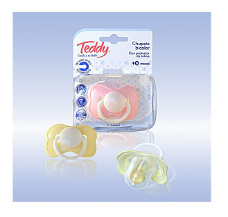 CHUPETE BICOLOR RED LATEX T1