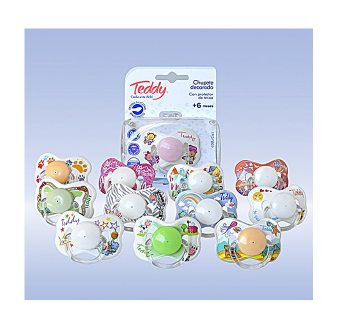 CHUPETE TEDDY DEC TRED SILIC T3