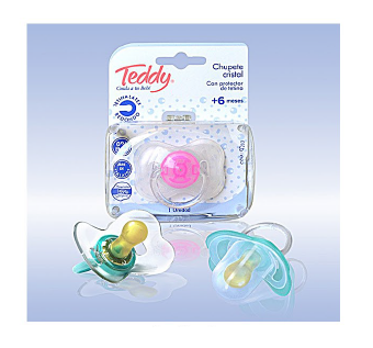 CHUPETE TEDDY TRANSP LATEX ANAT T3