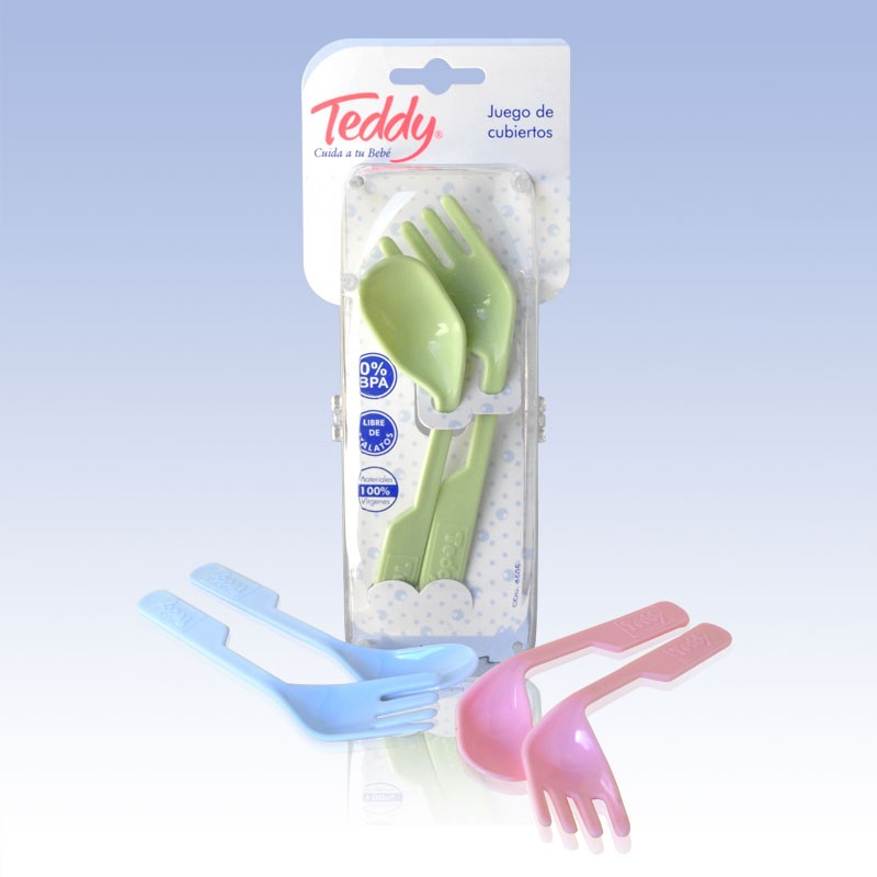 JUEGO TEDDY CUBIERTOS