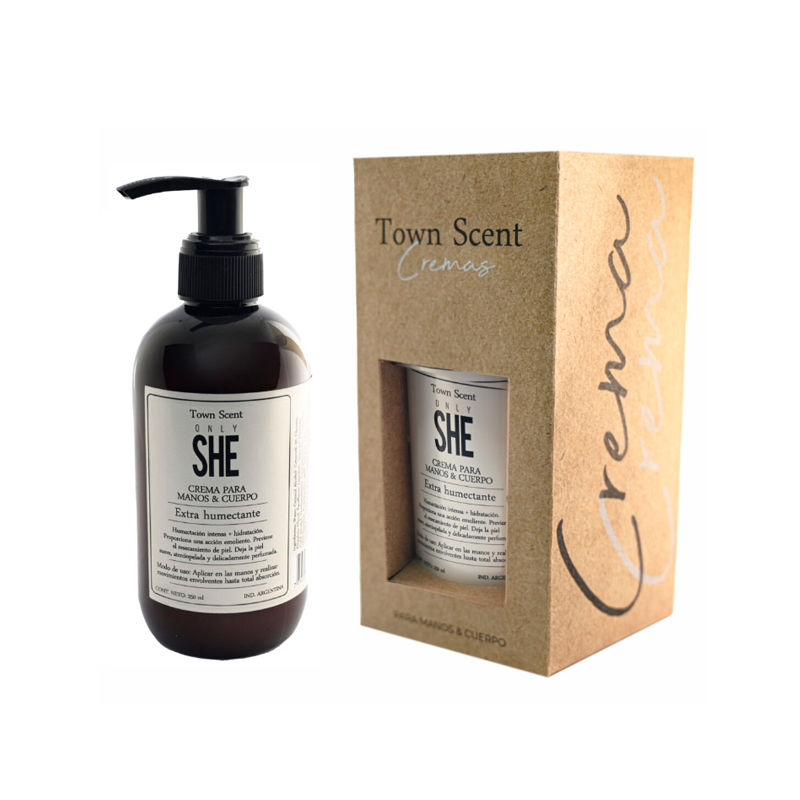 CREMA DE MANOS Y CUERPO ONLY SHE 250ML