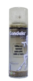 GLITTER AEROSOL DORADO