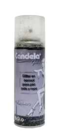 GLITTER AEROSOL PLATEADO