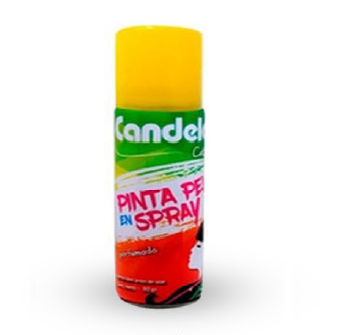 PINTA PELO AMARILLO CANDELA 80GR