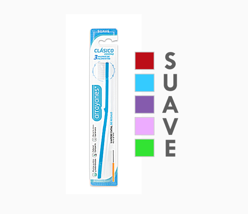 CEPILLO DENTAL CLASICO COMPAQ 3 H SUAVE