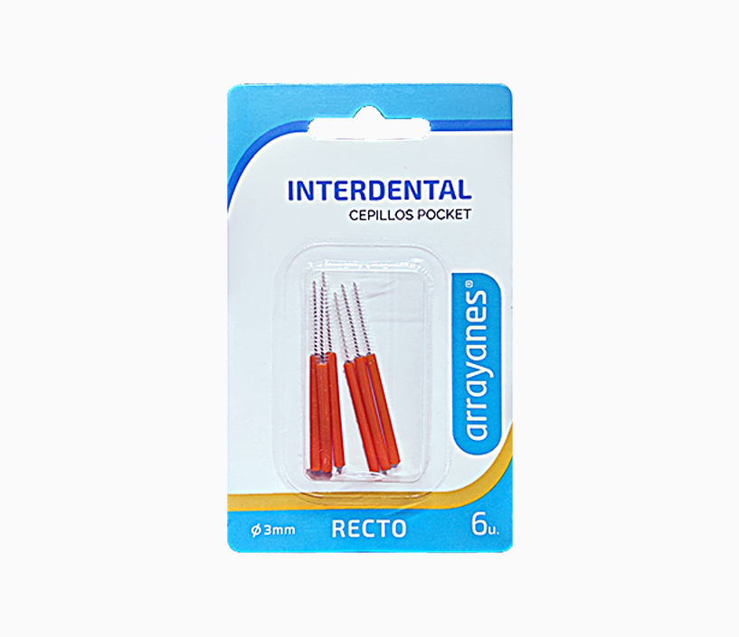 INTERDENTAL POCKET RECTO 3MMX6REF