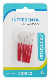 INTERDENTAL POCKET CONICO  3 A 7 MMX6REF