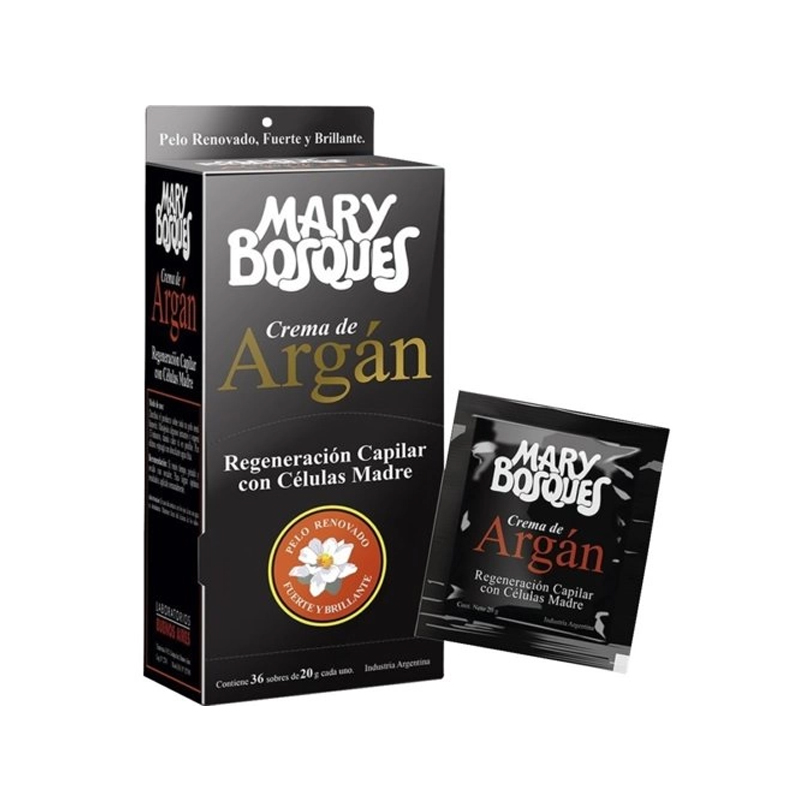 SACHETERA MARY BOSQUES CREMA DE ARGAN 20GR 36U