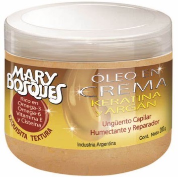 POTE OLEO EN CREMA KERATINA Y ARGAN 200GR
