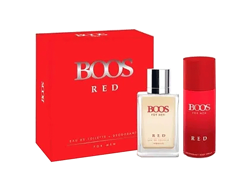 ESTUCHE BOOS RED HOM (EDT+DEO)