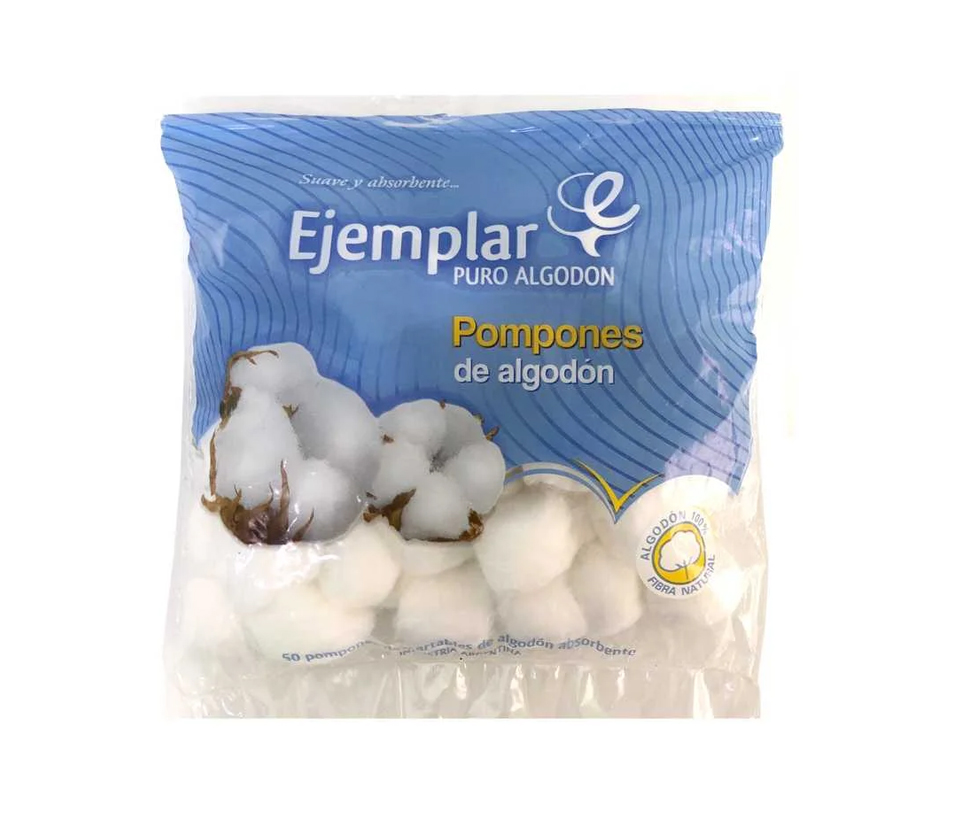 POMPONES DE ALGON EJEMPLAR 50U