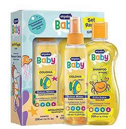 SET BEBE ALGABO (COLONIA + SH)