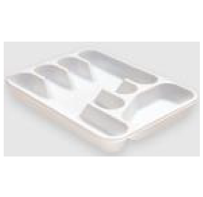 CUBIERTERO RECTANGULAR GRANDE 5 DIVISIONES