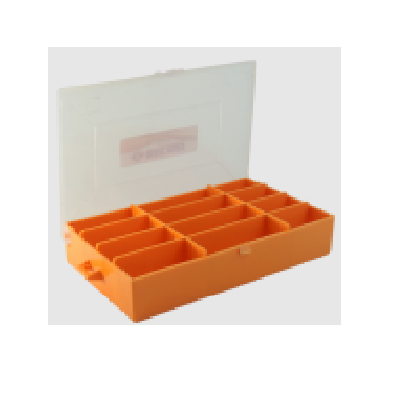 CAJITA ORGANIZADORA 12 CAVIDADES  16X10X3 CM ALTO