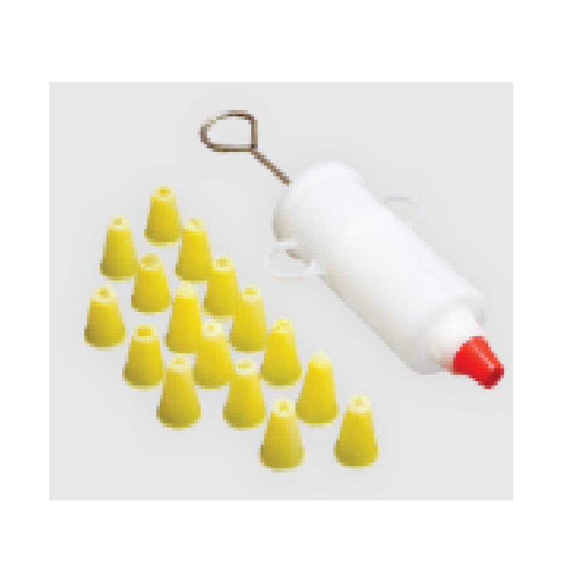 DECORADORA PLASTICA CON 17 PICOS