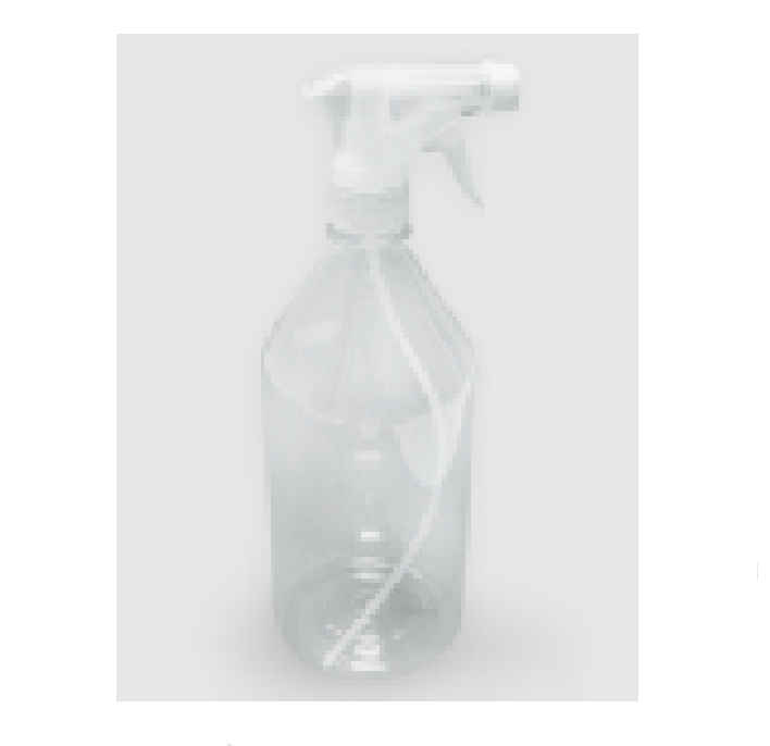 PULVERIZADOR 1 LITRO TRANSPARENTE