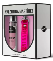 COFRE VM LOVE FEM (BODY SPLASH + LLAVERO)