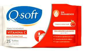 TOALLAS DESMAQ VIT C Q-SOFT 25U