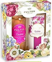ESTUCHE FULTON VIOLETAS POLVO + COLONIA