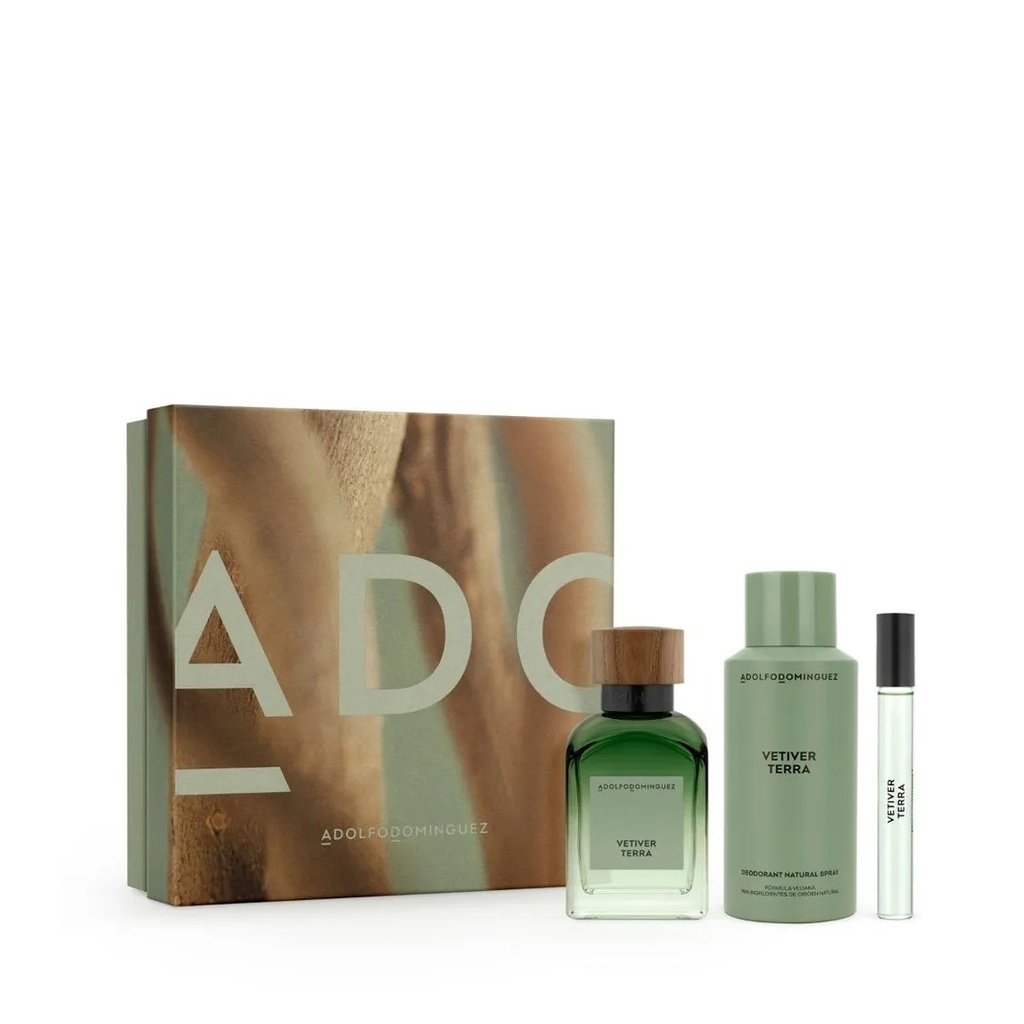 ESTUCHE AD VETIVER TERRA HOM (EDP+DEO+TRAVEL)