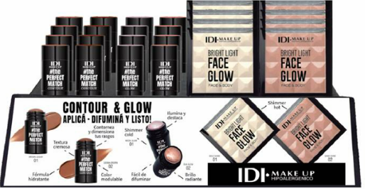 EXHIBIDOR IDI CONTOUR &amp; GLOW 26 UNID