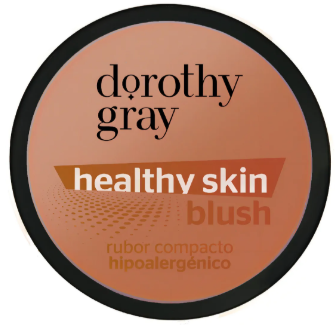 RUBOR COMPACTO VIT E Y SILICONA ORO COBRE 6GR