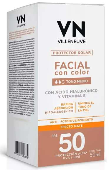 PROTECTOR SOLAR FACIAL VN MEDIO FPS50 50ML