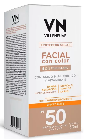 PROTECTOR SOLAR FACIAL VN CLARO FPS50 50ML