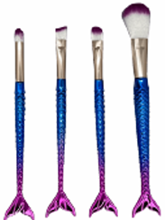 SET BROCHAS Y PINCELES SIRENA 4U
