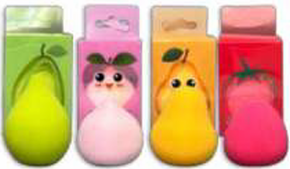 CISNE MAQUILLAJE BEAUTY BLENDER FRUTALES