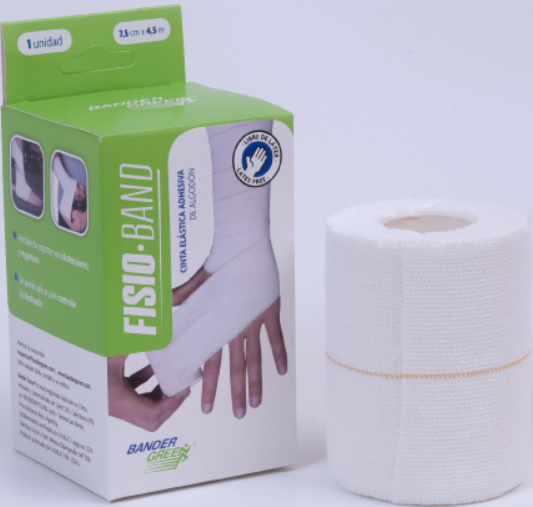 CINTA ELASTICA AD FISIO 7.5CMX4.5M