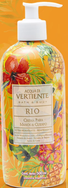 CREMA MANOS Y CUERPO VERTIENTE RIO 500ML