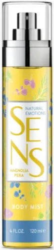 BODY MIST SENS MAGNOLIA PERA FEM 120ML