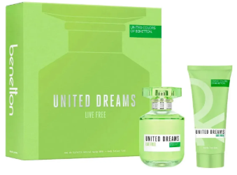 ESTUCHE BNT UD LIVE FREE FEM (EDT+CREMA)