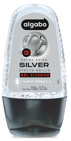 GEL ALGABO SILVER EFECTO BRILLO 150ML