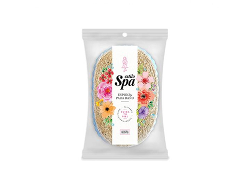 ESPONJA SPA OVALADA CON VEGETAL 
