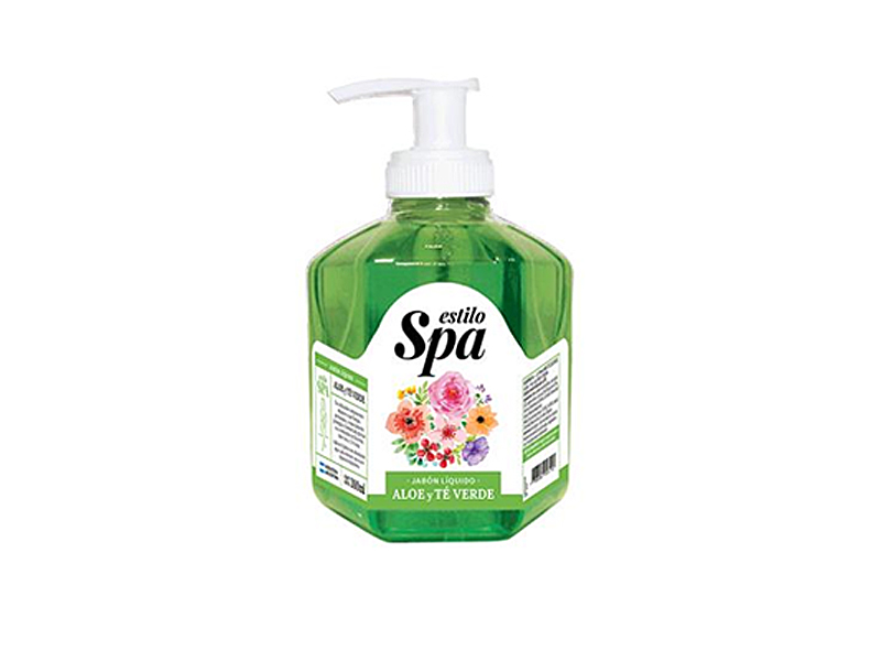 JABON LIQUIDO SPA ALOE VERA Y TE VERDE 300ML