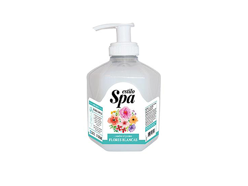 JABON LIQUIDO SPA FLORES BLANCAS 300ML