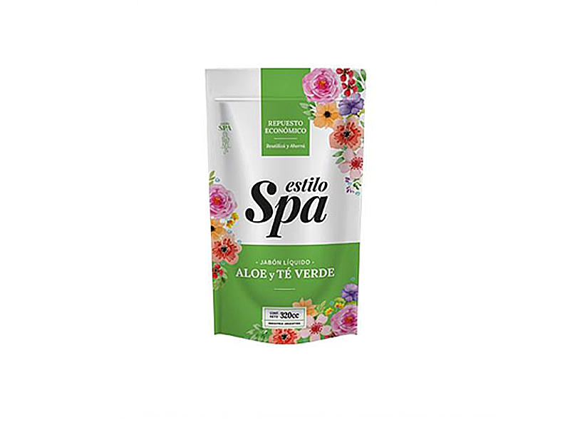 DOY PACK JABON LIQ SPA ALOE VERA Y TE VERDE 320ML